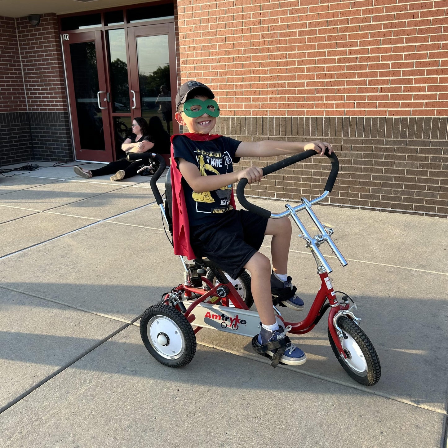happy Child riding Pro series 1412 with extra hand support 